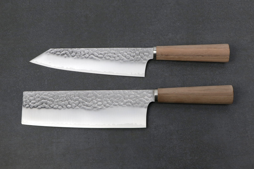 Japanisches Messerset mit Nakiri und Bunka