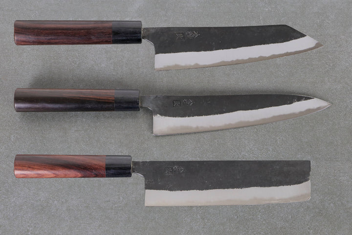 Japanisches Messerset Nakiri - Gyuto - Bunka